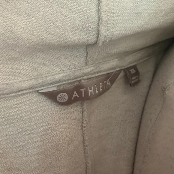 Athleta gray open cardigan sz- xs - Picture 4 of 5